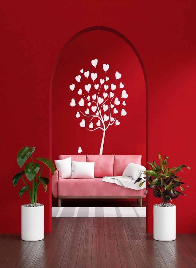 StenCart Stencil for Wall Painting Home HeartShape Tree Reusable Wall Stencil Design for Wall Decoration(16 inchx24 inch)-Suitable for Room Decor,Ceiling and Floors Stencil (Pack of 1) - Image 1